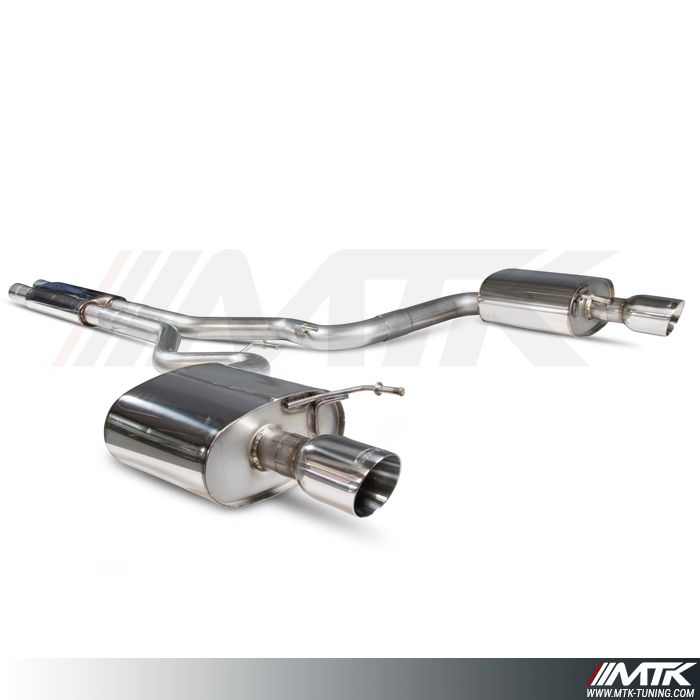 Catback avec silencieux intermediaire Ford Mustang 5.0 V8 GT sans FAP